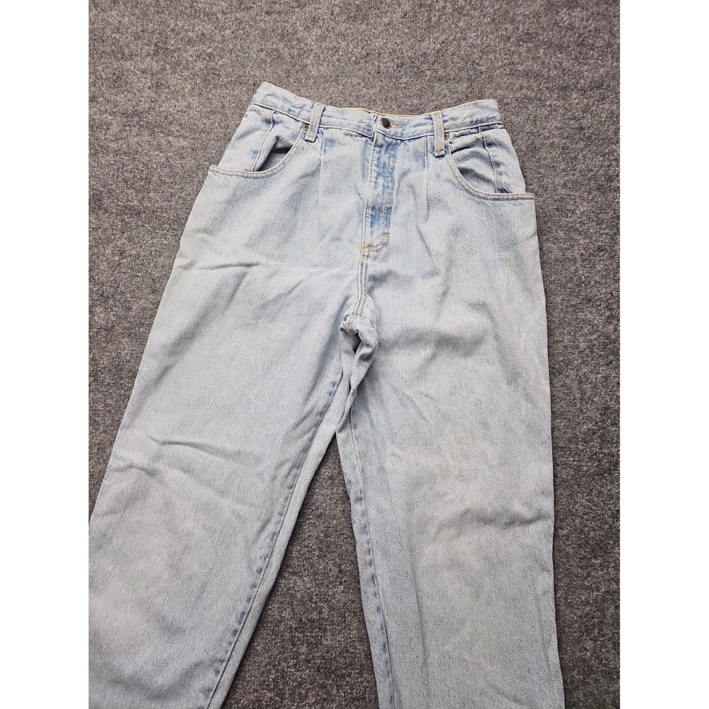 ZENA Vintage 80s 90s Womens Jeans Size 10 (28x31)  Y2K Light Wash High Rise